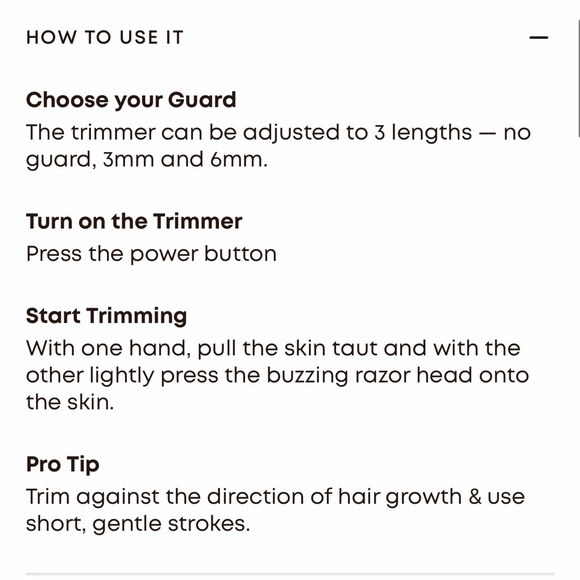 NWT Bushbalm The Francesca Body + Bikini hair trimmer - Picture 9 of 9